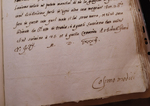 Letter Signed by Cosimo Medici 1536