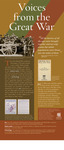 Voices From the Great War by Museum of History and Holocaust Education
