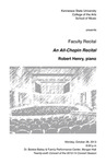 Faculty Recital: Robert Henry, piano, 