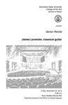 Senior Recital: James Lavender, classical guitar