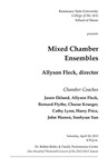 Mixed Chamber Ensembles