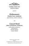 Philharmonic and Concert Band