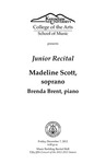 Junior Recital: Madeline Scott, soprano