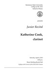 Junior Recital: Katherine Cook, clarinet