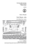 Senior Recital: Kyle Mayes, viola