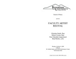 Faculty Artist Recital