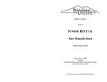 Junior Recital: Alex Hansell, horn
