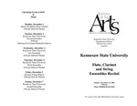 Flute Clarinet and String Ensembles Recital