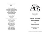 Faculty Recital: Steven Watson, jazz trumpet