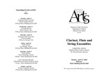 Clarinet, Flute and String Ensembles