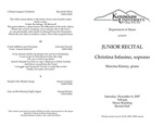 Junior Recital: Christina Infusino, soprano