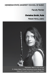 Faculty Recital: Christina Smith, flute with Robert Henry, piano