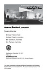 Senior Recital: Joshua Bouland, percussion