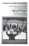 Chamber Singers, Men's Ensemble and University Chorale, 
