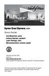 Senior Recital: Kynan Draa Clymore, violin