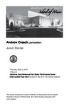 Junior Recital: Andrew Creech, percussion