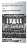 KSU Wind Ensemble and KSU Symphony Orchestra featuring Winners of the 2018-19 KSU Concert Competition