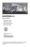 Senior Recital: Lauren Greene, violin