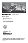 Senior Recital: Kristin Houston, mezzo-soprano