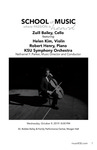 Cellist Zuill Bailey with Helen Kim and the KSU Symphony Orchestra