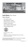 Senior Recital: Lorin Green Flute / Piccolo