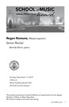 Senior Recital: Regan Romuno, Mezzo-soprano