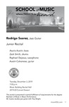 Junior Recital: Rodrigo Suarez, Jazz Guitar