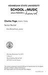 Senior Recital: Charles Page, Violin / Viola