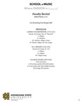 Faculty Recital: Robert Henry