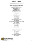 KSU Faculty Brass Recital
