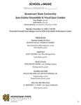 Kennesaw State University Jazz Guitar Ensemble & Vocal Jazz Combo