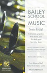 Senior Recital - Brad Cannata by Brad Cannata