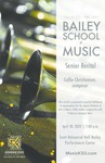 Student Recital - Callie Christiansen by Callie Christiansen