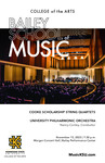 University Philharmonic Orchestra & Cooke Scholarship String Quartets