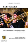 KSU Wind Ensemble | "American Premieres"