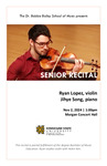 Ryan Lopez, Violin