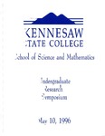 1996 - The First Annual Symposium of Student Scholars