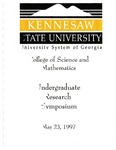 1997 - The Second Annual Symposium of Student Scholars
